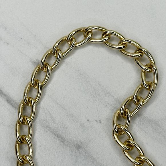 Gold Tone Draped Multi Strand Chain Belt Y2K Festival One Size (OS) ✨ - Picture 11 of 12